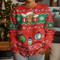 Lovely Giraffe Christmas Kid Ugly Christmas Sweater Xmas Holiday Patterns - Wonder Print Shop