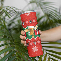 Lovely Giraffe Christmas Skinny Tumbler Xmas Holiday Patterns - Wonder Print Shop