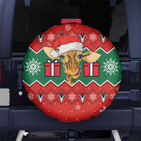 Lovely Giraffe Christmas Spare Tire Cover Xmas Holiday Patterns - Wonder Print Shop