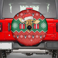 Lovely Giraffe Christmas Spare Tire Cover Xmas Holiday Patterns - Wonder Print Shop