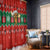 Lovely Giraffe Christmas Window Curtain Xmas Holiday Patterns - Wonder Print Shop