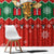 Lovely Giraffe Christmas Window Curtain Xmas Holiday Patterns - Wonder Print Shop