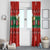 Lovely Giraffe Christmas Window Curtain Xmas Holiday Patterns - Wonder Print Shop