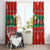 Lovely Giraffe Christmas Window Curtain Xmas Holiday Patterns - Wonder Print Shop