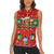 Lovely Giraffe Christmas Women Sleeveless Polo Shirt Xmas Holiday Patterns - Wonder Print Shop