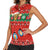 Lovely Giraffe Christmas Women Sleeveless Polo Shirt Xmas Holiday Patterns - Wonder Print Shop