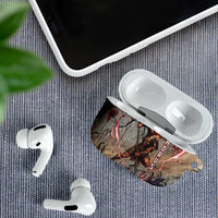 Horus Behdety Warrior AirPods Case with Falcon Mask and Spear Ancient Egyptian Combat