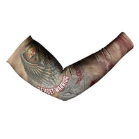 Horus Behdety Warrior Arm Sleeves with Falcon Mask and Spear Ancient Egyptian Combat