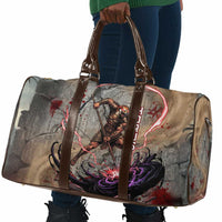 Horus Behdety Warrior Travel Bag with Falcon Mask and Spear Ancient Egyptian Combat