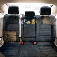 Heru-Ur Falcon Eyes Back Car Seat Cover Solar Disk Ancient Egyptian Mythology in Dark Stone