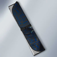 Heru-Ur Auto Sun Shade Flaming Wings and Sword Ancient Egyptian Warrior