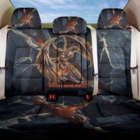 Heru-Ur Back Car Seat Cover Flaming Wings and Sword Ancient Egyptian Warrior