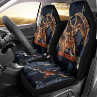 Heru-Ur Car Seat Cover Flaming Wings and Sword Ancient Egyptian Warrior