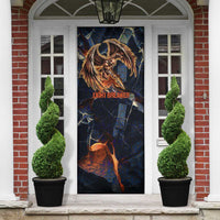 Heru-Ur Door Cover Flaming Wings and Sword Ancient Egyptian Warrior