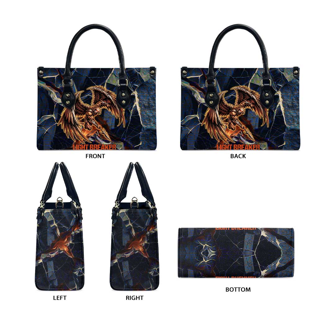 Heru-Ur Leather Bag Flaming Wings and Sword Ancient Egyptian Warrior