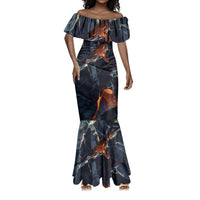 Heru-Ur Mermaid Dress Flaming Wings and Sword Ancient Egyptian Warrior