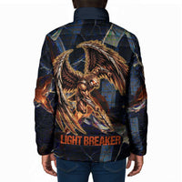 Heru-Ur Padded Jacket Flaming Wings and Sword Ancient Egyptian Warrior