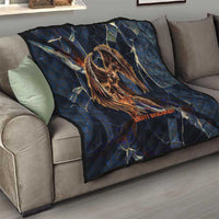 Heru-Ur Quilt Flaming Wings and Sword Ancient Egyptian Warrior