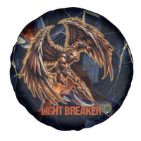Heru-Ur Spare Tire Cover Flaming Wings and Sword Ancient Egyptian Warrior