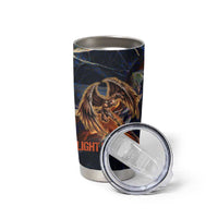Heru-Ur Tumbler Cup Flaming Wings and Sword Ancient Egyptian Warrior