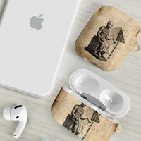 Imhotep AirPods Case Pyramid Blueprints Ancient Egyptian Architecture and Priest