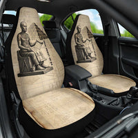Imhotep Car Seat Cover Pyramid Blueprints Ancient Egyptian Architecture and Priest