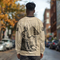 Imhotep Long Sleeve Shirt Pyramid Blueprints Ancient Egyptian Architecture and Priest