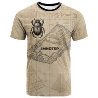Imhotep T shirt Pyramid Blueprints Ancient Egyptian Architecture and Priest