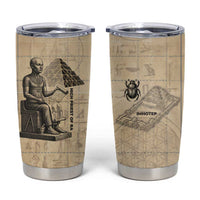 Imhotep Tumbler Cup Pyramid Blueprints Ancient Egyptian Architecture and Priest