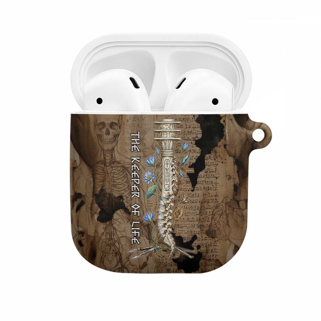 Imhotep Eye of Horus AirPods Case Papyrus Scrolls Ancient Egyptian Medicine
