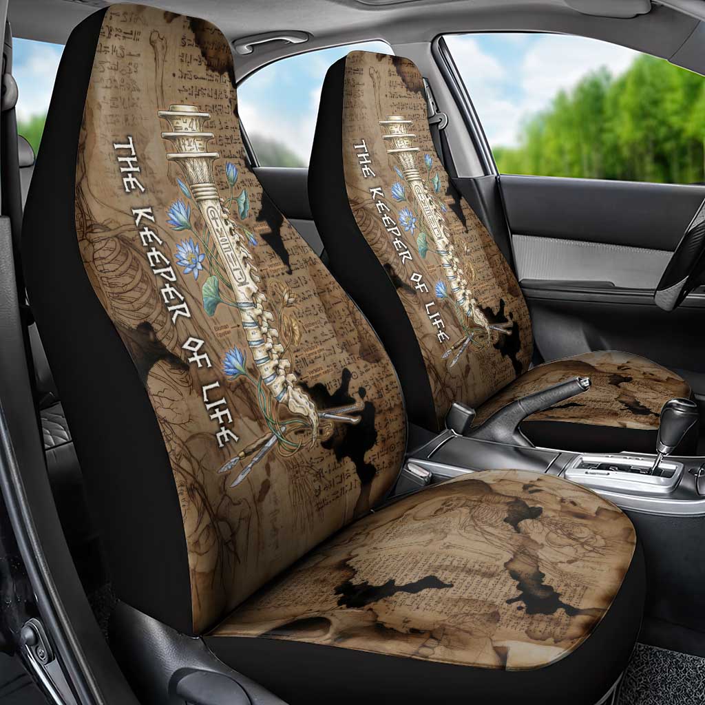 Imhotep Eye of Horus Car Seat Cover Papyrus Scrolls Ancient Egyptian Medicine