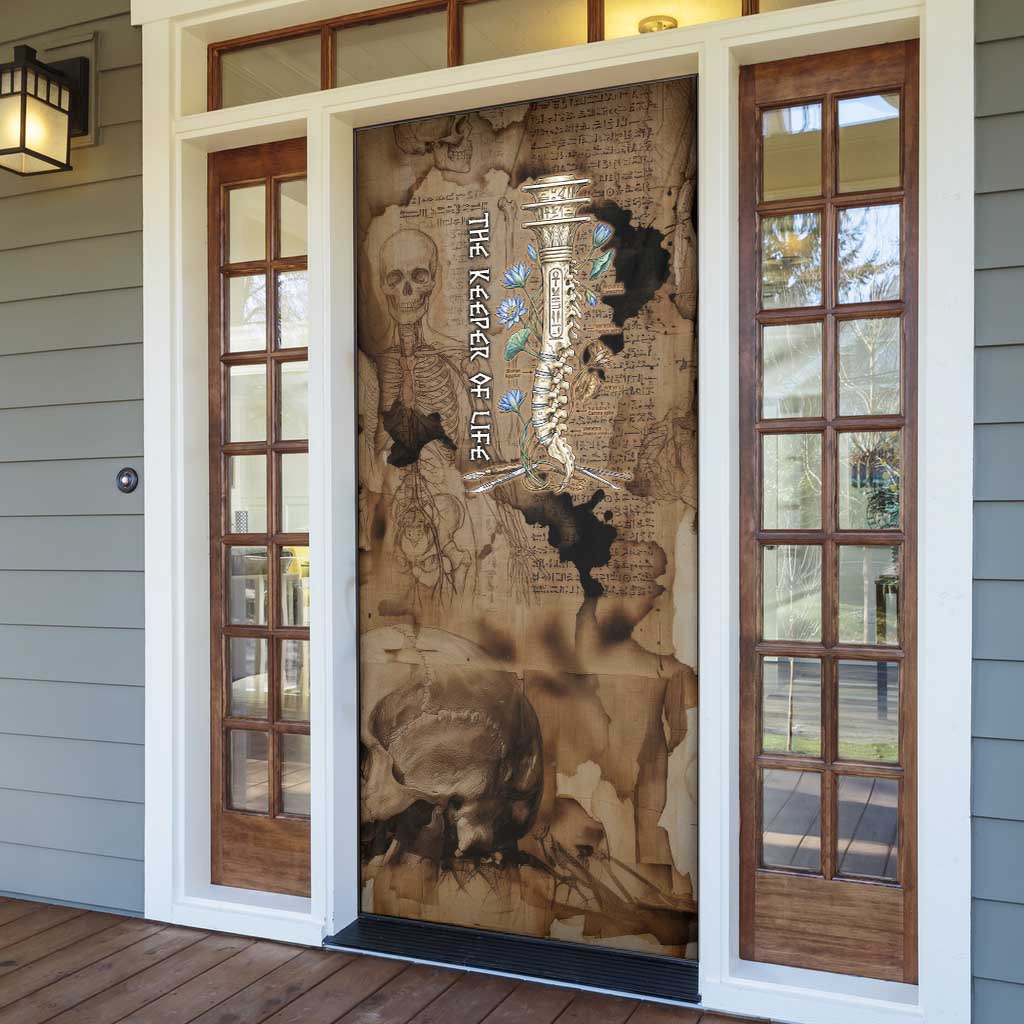 Imhotep Eye of Horus Door Cover Papyrus Scrolls Ancient Egyptian Medicine