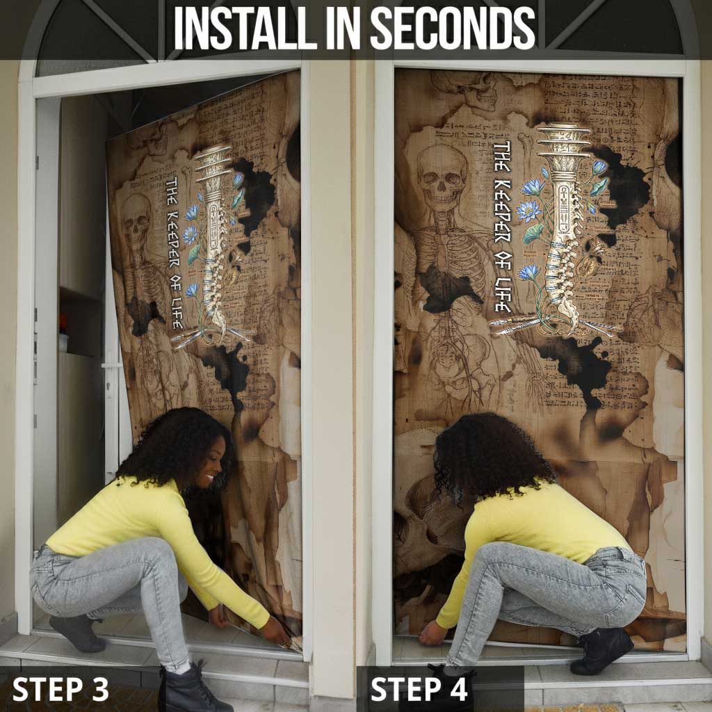 Imhotep Eye of Horus Door Cover Papyrus Scrolls Ancient Egyptian Medicine