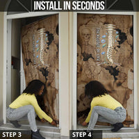 Imhotep Eye of Horus Door Cover Papyrus Scrolls Ancient Egyptian Medicine