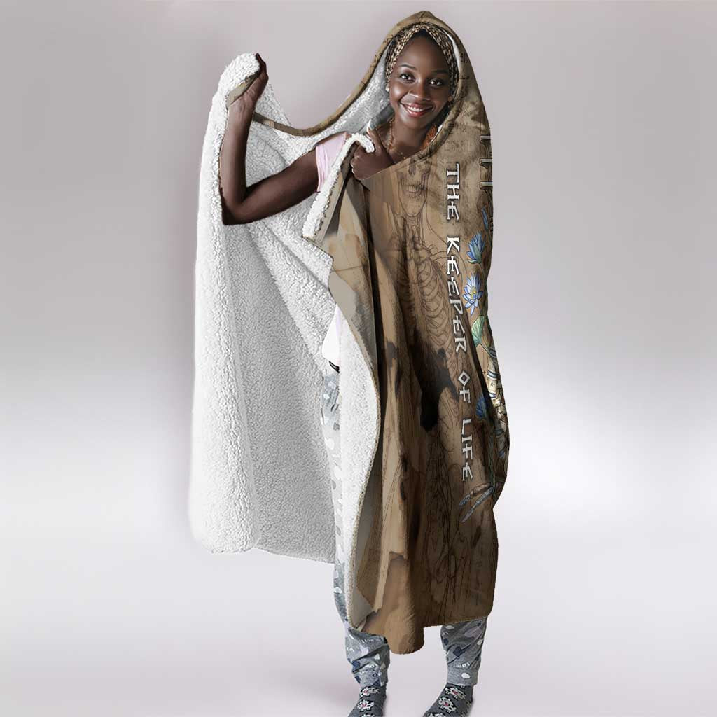 Imhotep Eye of Horus Hooded Blanket Papyrus Scrolls Ancient Egyptian Medicine