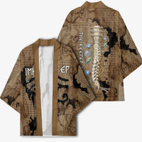Imhotep Eye of Horus Kimono Papyrus Scrolls Ancient Egyptian Medicine