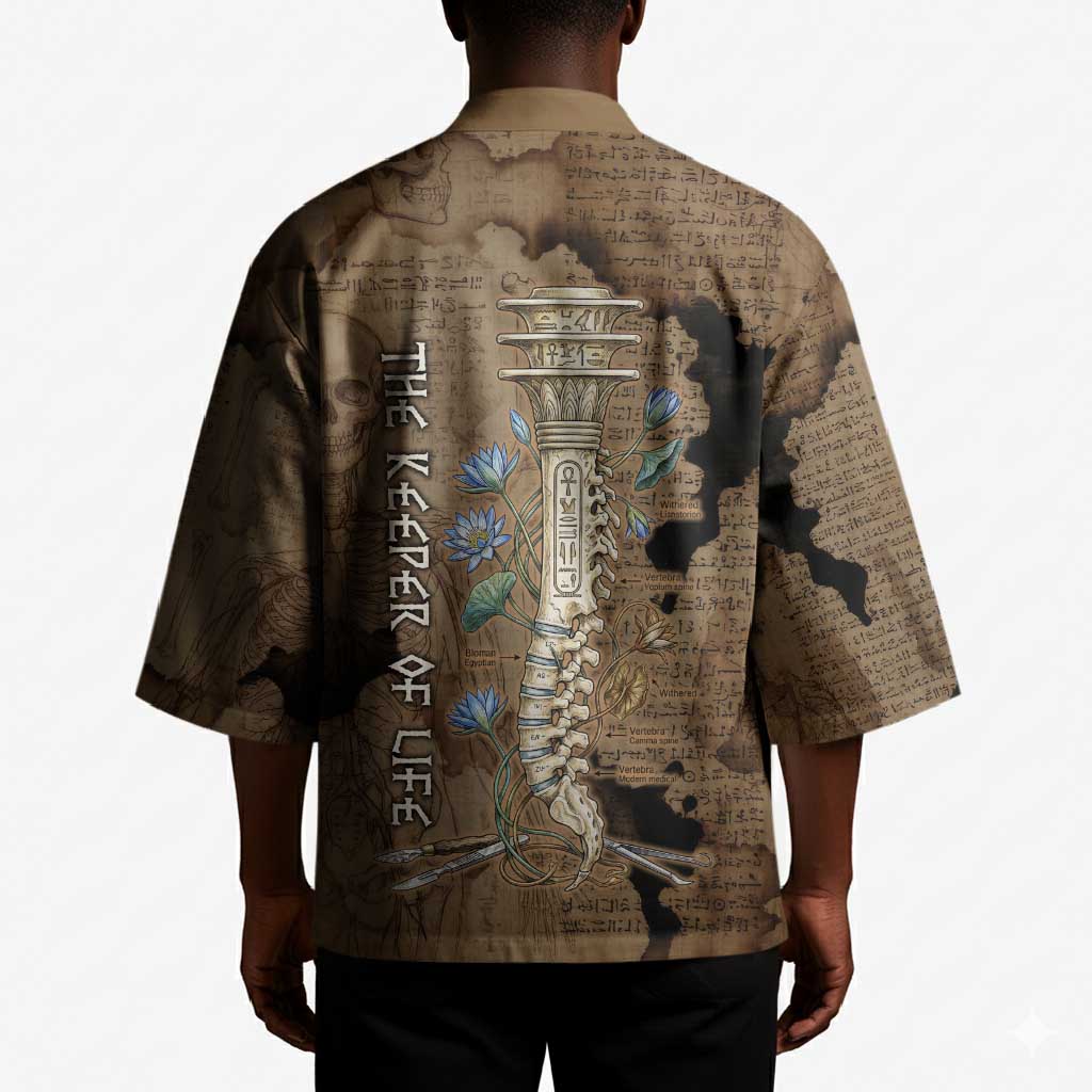 Imhotep Eye of Horus Kimono Papyrus Scrolls Ancient Egyptian Medicine
