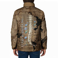 Imhotep Eye of Horus Padded Jacket Papyrus Scrolls Ancient Egyptian Medicine