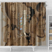 Imhotep Eye of Horus Shower Curtain Papyrus Scrolls Ancient Egyptian Medicine
