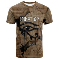 Imhotep Eye of Horus T shirt Papyrus Scrolls Ancient Egyptian Medicine