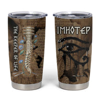 Imhotep Eye of Horus Tumbler Cup Papyrus Scrolls Ancient Egyptian Medicine