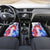 Puerto Rico Car Mats with Coqui Frog, Hibiscus Flowers, and Flag Landmark Design - Wonder Print Shop
