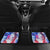 Puerto Rico Car Mats with Coqui Frog, Hibiscus Flowers, and Flag Landmark Design - Wonder Print Shop