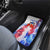 Puerto Rico Car Mats with Coqui Frog, Hibiscus Flowers, and Flag Landmark Design - Wonder Print Shop