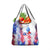 Puerto Rico Grocery Bag with Coqui Frog, Hibiscus Flowers, and Flag Landmark Design - Wonder Print Shop