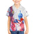 Puerto Rico Kid Hawaiian Shirt with Coqui Frog, Hibiscus Flowers, and Flag Landmark Design - Wonder Print Shop