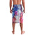 Puerto Rico Lavalava with Coqui Frog, Hibiscus Flowers, and Flag Landmark Design - Wonder Print Shop