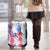 Puerto Rico Luggage Cover with Coqui Frog, Hibiscus Flowers, and Flag Landmark Design - Wonder Print Shop