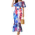 Puerto Rico Mermaid Dress with Coqui Frog, Hibiscus Flowers, and Flag Landmark Design - Wonder Print Shop