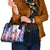 Puerto Rico Shoulder Handbag with Coqui Frog, Hibiscus Flowers, and Flag Landmark Design - Wonder Print Shop